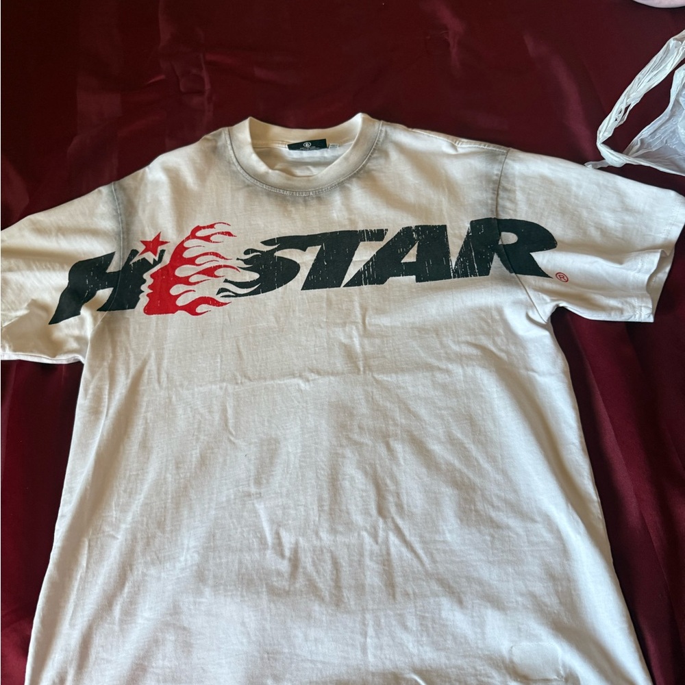 HellStar Men's White Graphic T-Shirt
